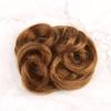 Bella Hair 100% Human Hair Scrunchies for Women Messy Bun Hair Piece Wavy/Curly Up-Do Ponytail Extension (#30 Medium Auburn/Red Brown) view 2