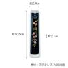 CtoC JAPAN Select Nail Clipper, Sowing Painting Weeping Cherry Blossom Design Accessories, 14x6x2.9cm, Black view 2