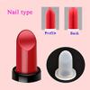 AKOAK Simple DIY Lipstick Mould Set,Creative and Lovely Various Shapes of Lipstick Making Mould for 12.1mm Lipstick Tube (Nail) view 2