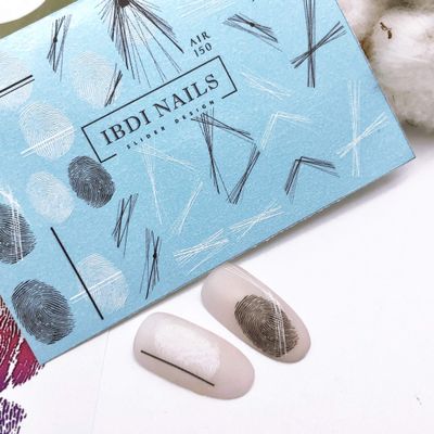 IBDI Abstract Geometric nail Decals/Sliders for manicure or pedicure, Decal for nails, Slider for manicures and pedicures, Nail art