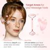 PLANTIFIQUE Face Roller and Gua Sha Rose Quartz Certified | Gifts | Guasha Tool for Face | Jawline Shaper | Your Skin Care Routine view 4