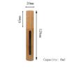 2Pcs 6ml High-Grade Bamboo Mascara Tube Bottles Vials Reusable Refillable Empty Eyelash Cream Container Bottle with Eyelash Wand and Plug for Castor Oil, Eyelash Growth Oil, DIY Mascara Travel Bottles view 3
