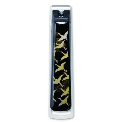 CtoC JAPAN Select Nail Clipper, Sowing Painting Chiba Cru Design Accessories, 14x6x2.9cm, Black