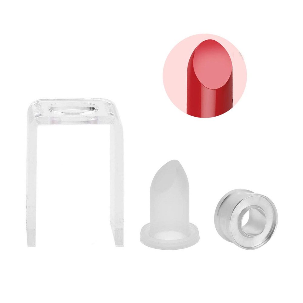 AKOAK Simple DIY Lipstick Mould Set,Creative and Lovely Various Shapes of Lipstick Making Mould for 12.1mm Lipstick Tube (Peak)