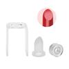 AKOAK Simple DIY Lipstick Mould Set,Creative and Lovely Various Shapes of Lipstick Making Mould for 12.1mm Lipstick Tube (Peak) view 1