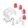 AKOAK 9 Pcs/Set DIY Lipstick Mould, Creative Various Shapes of Lipstick Making Mould for 12.1mm Tube, Nail/Flower/Beak/Diamond view 1