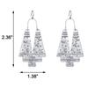 Vintage Ethnic Tribal Earrings Antique Carving Moon Sliver Fashion Boho Hook Dangle Earrings Gifts for Women view 3