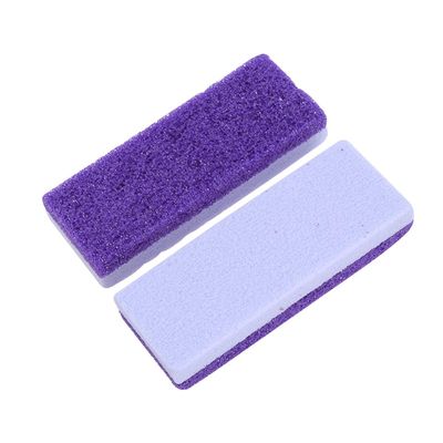 2pcs Foot Care Exfoliator Pedicure Tool Foot Pumice Stone Block Remover Scrubber Dead Hard Skin Cleaner Remover for feet(Purple)