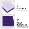 2pcs Foot Care Exfoliator Pedicure Tool Foot Pumice Stone Block Remover Scrubber Dead Hard Skin Cleaner Remover for feet(Purple) view 2