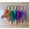 Set of 4 Handmade Boho Elastics Feather Hair Rope Ponytail Holders Hippie Hair Band Headbands Head Wrap Gypsy Hair Tie for Women (Colour Random) view 3