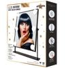 Danielle LED Hollywood Mirror- 6 Super Bright LEDs, Black view 3