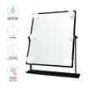 Danielle LED Hollywood Mirror- 6 Super Bright LEDs, Black view 4