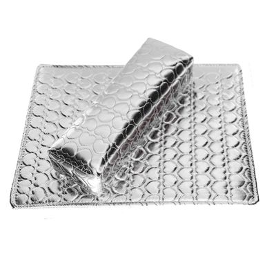Soft Column Manicure Care Salon Half Hand Cushion Rest Pillow Nail Art Product Accessory Nail Salon Furniture Tool Set Katoot (Silver)