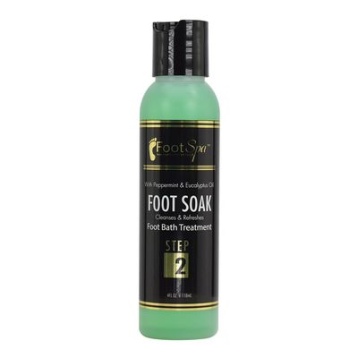 FOOT SPA - Foot Soak, Cleanses, Softens, and Refreshes - Made with Eucalyptus and Peppermint Oil 4 Oz