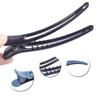 12PCS Plastic Duck Bill Teeth Hair Clips Non Slip band Clips Alligator Bows Hair Clips Professional Hairdressing Salon Hair Barrettes For Hair Styling and Sectioning (Length:4.7'', Candy Color) view 2