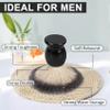 Bassion Hand Crafted Shaving Brush with Hard Wood Handle, Men's Luxury Professional Hair Salon Tool Gifts for Men-Black, Perfect Fathers Day Gifts from daughter, wife or Kids view 4