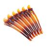 12PCS Plastic Duck Bill Teeth Hair Clips Non Slip band Clips Alligator Bows Hair Clips Professional Hairdressing Salon Hair Barrettes For Hair Styling and Sectioning (Length:4.7'', Brown) view 4