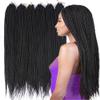 6Packs 14" 18" 24" Senegalese Twist Crochet Hair Braids Small Havana Mambo Twist Crochet Braiding Hair 2S Senegalese Twists Hairstyles For Black Women 30strands/pack 24 colors (18 inches, 2) view 1