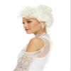 Old Lady Bun Color White - Sepia Wigs Psycho Grandma Tight Bun 19th Century Pulled Back Bundle MaxWigs Costume Care Booklet view 4