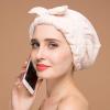 Jseng Large Microfiber Fast Hair Drying Towel Cap [New Upgrade], Extrame Soft & Ultra Absorbent, Fast Drying Hair Caps for Long & Thick Hair view 2