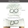 Jseng Large Microfiber Fast Hair Drying Towel Cap [New Upgrade], Extrame Soft & Ultra Absorbent, Fast Drying Hair Caps for Long & Thick Hair view 3
