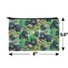 Gorilla Forest Family Pattern Makeup Cosmetic Bag Organizer Pouch view 4