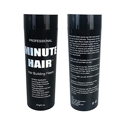 Biggie Sized 57 Gram Bottle Full Of Minute Hair Fibers. HI Grade Hair Building Fibers. Gargantuan Amount of LIGHT BROWN Fibers Inside A Compact Size Refillable Bottle. Choose Your Color.