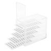 5 layers acrylic eyelash storage box, cosmetic storage case holder makeup eyelashes clear, false eyelash display makeup organizer view 1