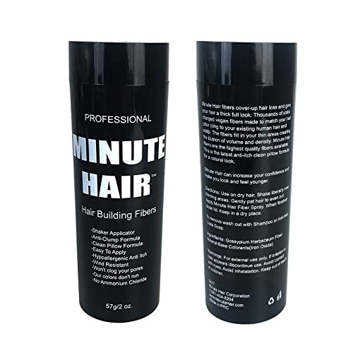Biggie Sized 57 Gram Bottle Full Of Minute Hair Fibers. HI Grade Hair Building Fibers. Gargantuan Amount of DARK BROWN Fibers Inside A Compact Size Refillable Bottle. Choose Your Color.