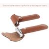Double Edge Leather Razor Case -Genuine Leather Double Edge Safety Razor Perfect for Any Safety Razor. Keeps Your Razor and Razor Blade Safe. Extra Wide top to fit All Kinds of Razors view 2