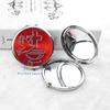 12 PCS Red Compact Mirror with Dove Design - Confirmation Favors/Religious Event/Purse Makeup Mirrors in Decorated Gift Bags (red-1) view 3