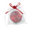 12 PCS Red Compact Mirror with Dove Design - Confirmation Favors/Religious Event/Purse Makeup Mirrors in Decorated Gift Bags (red-2) view 1