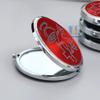 12 PCS Red Compact Mirror with Dove Design - Confirmation Favors/Religious Event/Purse Makeup Mirrors in Decorated Gift Bags (red-2) view 3
