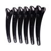 12PCS Plastic Duck Bill Teeth Hair Clips Non Slip band Clips Alligator Bows Hair Clips Professional Hairdressing Salon Hair Barrettes For Hair Styling and Sectioning (Length:3.7'', Black) view 1