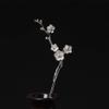 TOP SEWING Flower Silver Plant Hair Sticks Chinese Traditional Retro Hairpins in Gift Box view 1