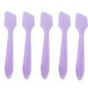 100pcs Plastic Spatulas Cosmetic Scoop Stick Spatula Applicator Tool for Mixing and DIY Mask Facial Cream Makeup Skin Care Products 3.2" Reusable (Purple) view 1