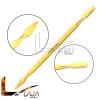 LAJA Imports Lot Of 2 Pcs Gold Cuticle Pusher & Eyebrow Tweezers Scissor Black Color Coated Makeup Tools view 4