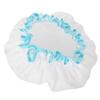 Salmue Waterproof Shower Cap, Reusable, Women's Waterproof Shower Cap, Elastic Band Shower Ladies Spa, Suitable for Children and Adults, Individually Packaged(L) view 1