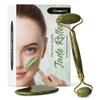 Branfit Gua Sha Massage Tool Jade Roller Skin Care Kit Face Roller, Natural Jade Roller Beauty Product for Anti-Aging & Anti-Wrinkle Treatment, Facial Massager Wand for Neck and Puffy Eye Area view 1