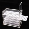 5-Layer Acrylic Plastic Eyelash Storage Box, Transparent, Minimalist Style, Beauty Salon, Bathroom, Dressing Table Organizer view 1
