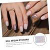 Beaupretty Nail Art Stickers Star Moon Nail Decals Nail Art Decorations 12 Bottles view 2