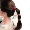Braided Elastic Hair Ties Hair Ropes Rubber Bands Ponytail Holder Thick Thin Hair Scrunchies Accessories for Women Girls (Random Color) Pack of 100 view 2