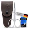 Solingen Nail Scissors Curved Blade  Precision German Steel for Fingernails & Toenails, Manicure & Pedicure, Extra Sharp with Stylish Storage Case view 1