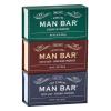 San Francisco Soap Co Man Bar 3-Piece Gift Set - No Harmful Chemicals - Good for All Skin Types - Made in the USA view 1