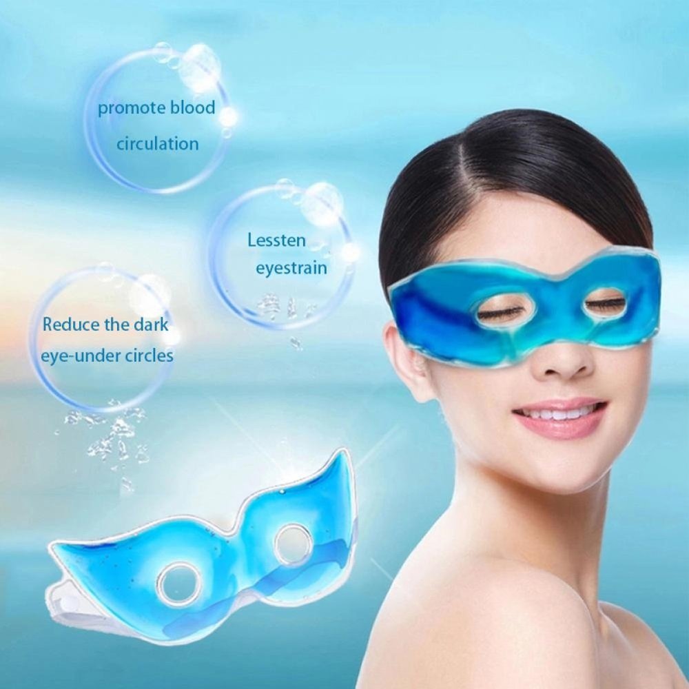 Baost Women's Fashion Gel Eye Sleeping Mask, 19.5cm x 5.5cm, Reduces Dark Circles, Fatigue, and Eyestrain