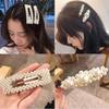 12PCS Elegant Hairpins Hair Accessory Artificial Pearl Gold Alloy Barrettes Hair Clip Bobby Pins - Women Lady Fashion Sweet Side Clip Hairpin for Wedding Bridal (B#) view 3