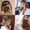 12PCS Elegant Hairpins Hair Accessory Artificial Pearl Gold Alloy Barrettes Hair Clip Bobby Pins - Women Lady Fashion Sweet Side Clip Hairpin for Wedding Bridal (B#) view 4