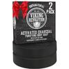 Viking Revolution Skin Cleaning Agent Activated Charcoal Soap for Men w/Dead Sea Mud, Body and Face, Cleanser,Cleansing Blackheads - Peppermint & Eucalyptus Scent 6 Oz (Pack of 2) view 1