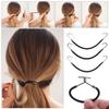 20pcs Bungee Hair Ties with Hooks - Elastic Hair Bands, Ponytail Holders, Hair Wraps view 3