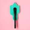 3INA Cactus Cleanser - Makeup Brush Cleaner Pad - Easy Brush Wash - Flexible Silicone Make Up Remover Mat with Ridges to Strip Away Residue - 1 pc view 1